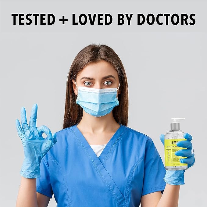 Medical Grade Hand Sanitizer Gel - 97% ORGANIC - 8 FL.OZ. Flip-Top (PACK OF 6)