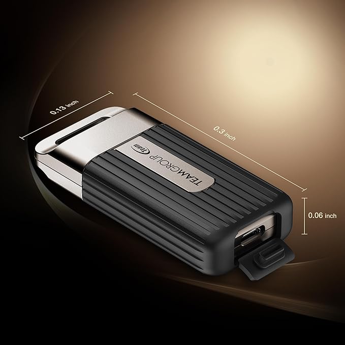 TEAMGROUP PD20 1TB Portable External Solid State Drive SSD Read up to 2000MB/s USB 3.2 Gen2x2 Type-C Waterproof Dustproof IP54 TPSEG5001T0C102