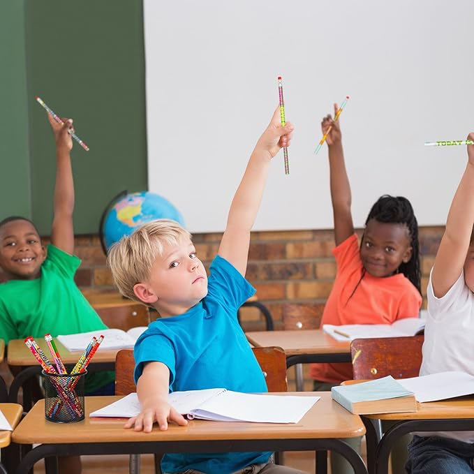 Cinrobiye 100 PCS Inspirational Pencils Bulk,Motivational School Wood Pencils,Encourage Positive Pencil Party Favors Gifts Pencil Back to School Supplies for Kids Student Teacher Classroom Reward