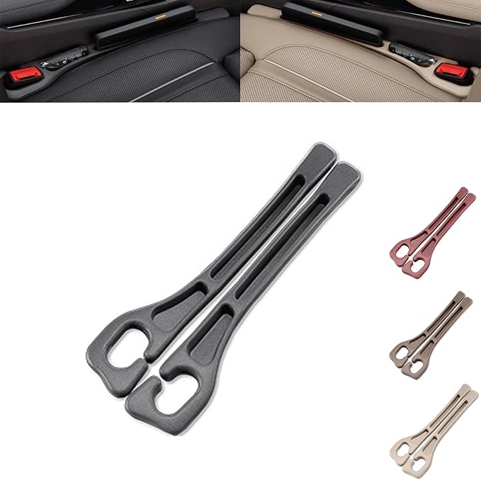 No Drop seat Guard,2025 New Car Seat Side Gap Filler Organizer, Drop Seat Guards for Cars Cards & Tools from Falling, Easy to Install Gap Storage Solution (Black)