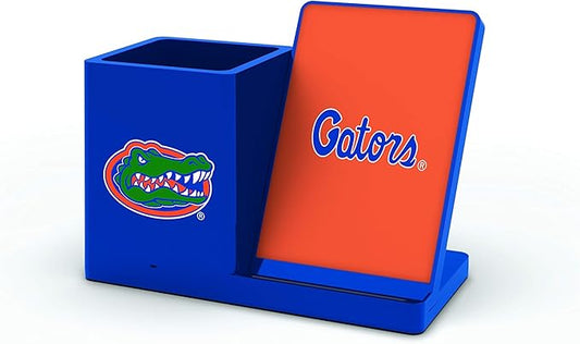 SOAR NCAA Unisex Cell Phone Wireless Charging Stand and Desktop Organizer