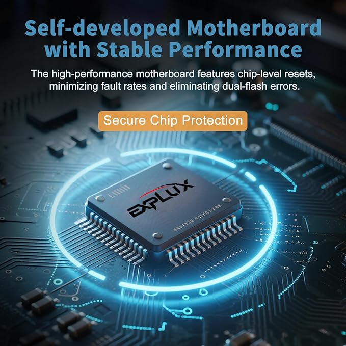 EXPLUX A4 DTF Printer,with XP600 printhead with Anti-Clogging Technology + 200% high Speed Printing,for DIY T-Shirt,Other Textiles,2-Year Ink Included