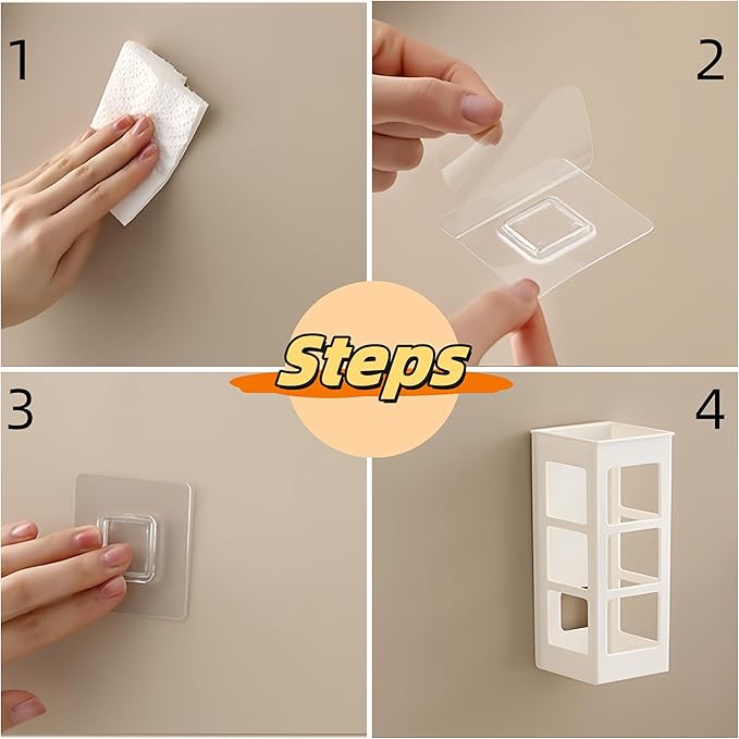 2 Set Hair Tool Organizer Wall Mount, Hanging Bathroom Hair Tool Organizer for Curling Iron, Flat Iron, Straightener and Hair Dryer Bathroom Storage and Organizer