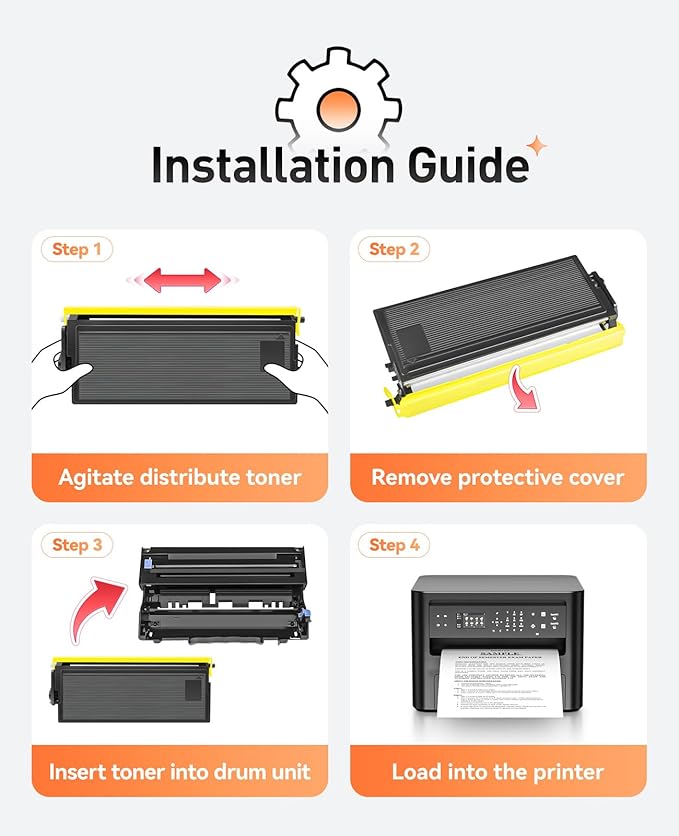 DR400 Drum Unit (Not Toner) Replacement for Brother DR400 DR-400 Imaging Drum Compatible with Brother Intellifax-4100e 4750e 5750e HL-1240 DCP-1200 1400 8350 MFC-8300 MFC-8500 MFC-9600 P2500 Printer