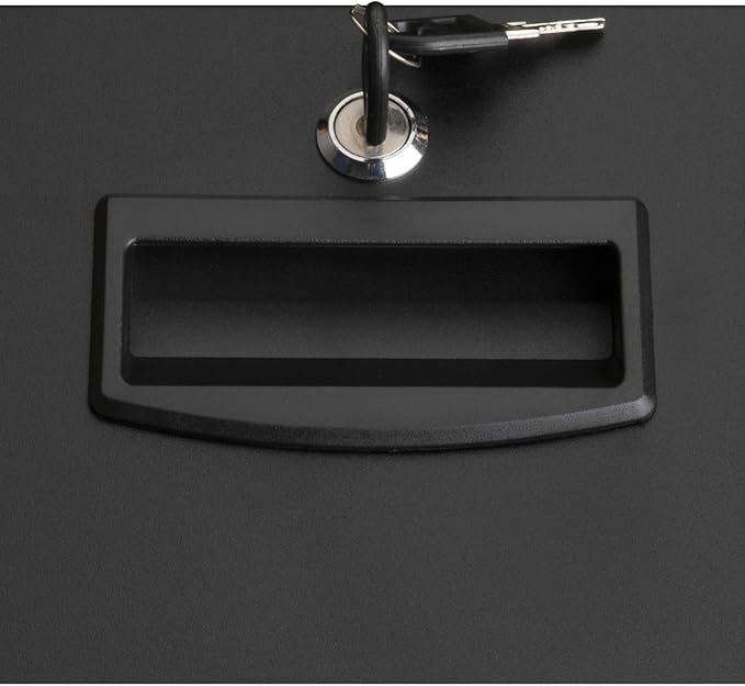 Lorell Standard Lock Mobile File Black 28.35" x 16.54" x 6.50"