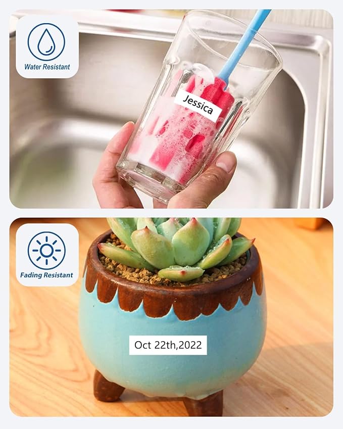 Tz 251 Tze 251 1 Inch 24mm Laminated White Compatible with Brother P Touch Label Maker Tape TZe251 TZe-251 Label Tape for PT-D600 PT-P710BT PT-P700, Black on White, 1 Inch x 26.2 Feet, 3 Pack