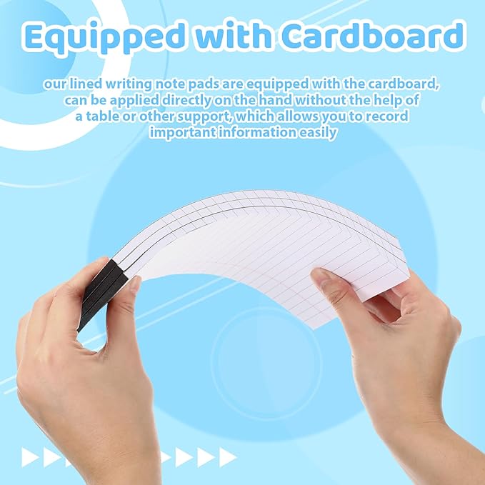 40 Pack Legal Pads Bulk 8.5 x 11 Inch and 5 x 8 Inch Note Pads, 50 Sheet/notepad, Wide Ruled Perforated Writing Notepads for School Students Teachers Office to Do Lists(White)