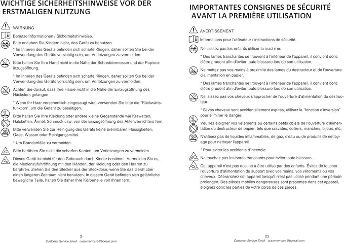 Bonsaii 12-Sheet Cross Cut Paper Shredder, 5.5 Gal Home Office Heavy Duty Shredder for Paper, Credit Card, Mail, Staples, with Transparent Window, High Security Level P-4 (C275-A)