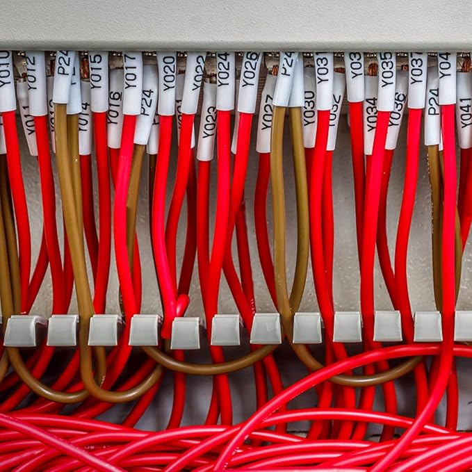 NineLeaf 2 Pack Compatible Label Tape Replacement for Brother P-Touch Black on White 23.6mm 0.92'' HSe-251 HSe251 HS-251 HS251 Heat Shrink Tubes Work for Ptouch PT-D800W D600 P710BT P750W P900W