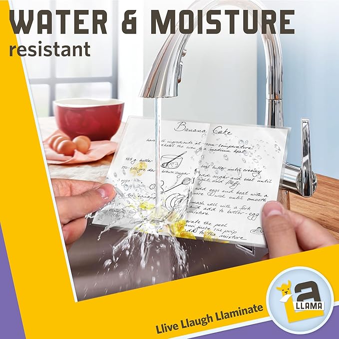 Thermal Laminating Pouches, 4.3 x 6.3 Inches, 3 Mil Thick, 50 Pack, Suited for Picture Size Laminating Sheets 4 x 6