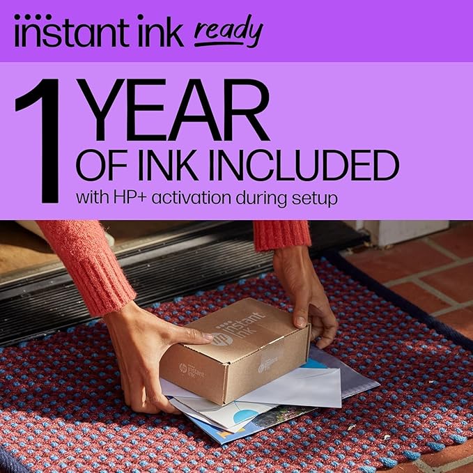 HP OfficeJet Pro 8139e Wireless All-in-One Color Inkjet Printer, Print, scan, Copy, fax, ADF, Duplex Printing Best-for-Home Office, 1 Year of Instant Ink Included (Renewed Premium)