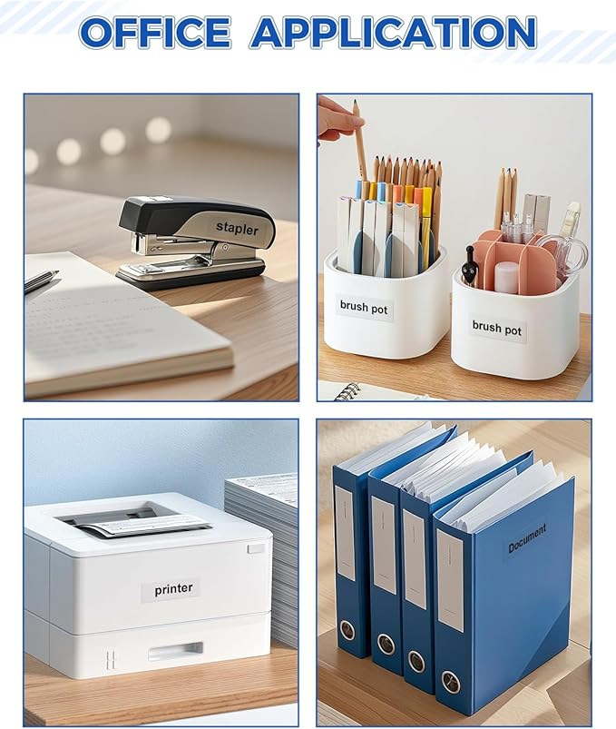 Tze151 24mm 0.94" Laminated Clear Tape Compatible for Brother Tze-151 Tz-151 P Touch Tz Tze Label Tape 24mm 1" Black on Clear for PTD600 PTD610BT PTP710BT PTP750W PTE550W Label Maker, 4-Pack