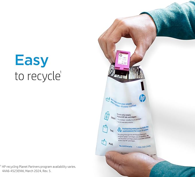 HP 63 Black Ink Cartridge for HP Printers | Works with Printer Series: DeskJet 1112, 2130, 3630; ENVY 4510, 4520; OfficeJet 3830, 4650, 5200 | Eligible for Instant Ink | F6U62AN