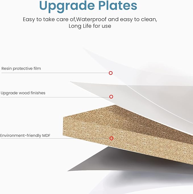 Farini Mobile File Cabinet for Home Office, 3 Drawer Chest Wood, Drawers Unit for Under Desk, Storage Drawers Cabinet White
