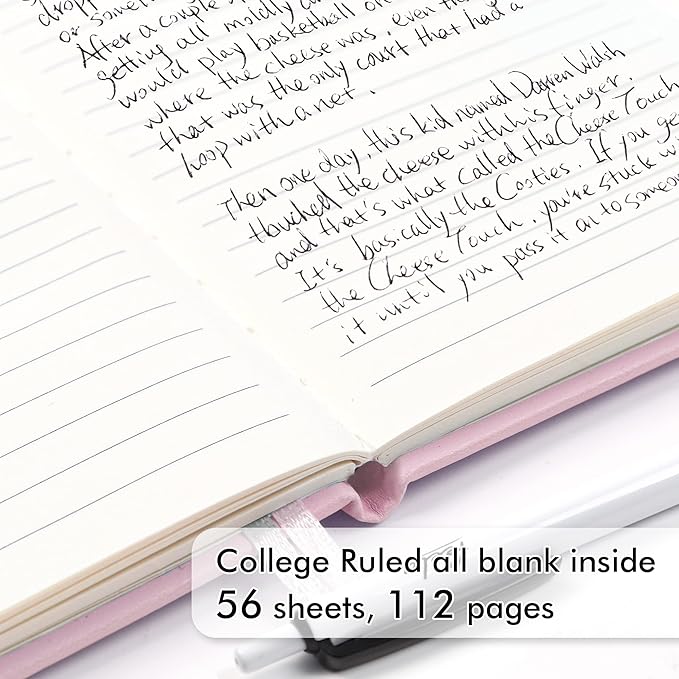 feela 15 Pack Pocket Small Notebooks Bulk, Mini Cute Memo Notepads Hardcover College Ruled Lined Journals with Pen Holder for Women Girls Office School, with 15 Black Pens, 3.5”x 5.5”, A6, Rose Pink