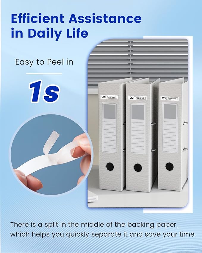 Anycolor LK-4WBN Replace for Epson Label Maker Tape LC-4WBN SS12KW 12mm 0.47" Label Tape Refill Used for Epson LabelWorks LW300 LW400 LW600P LW700, Black on White, 1/2" x 26', 8-Pack