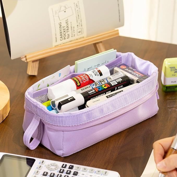 CICIMELON Pencil Case Large Capacity Pencil Pouch Pen Bag for School Teen Girl Boy Men Women