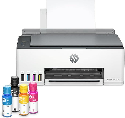 HP Smart Tank 5101 Wireless All-in-One Ink Tank Printer with up to 2 years of ink included (1F3Y0A)
