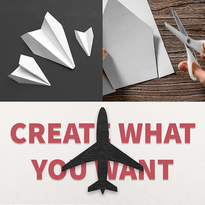 Binditek 50 Pack 13 Mil Grain-Texture Paper Binding Presentation Covers, 8.5 x 11 Inches, 90lb, 250 GSM, Un-Punched, Letter Size, Black, Office Supplies