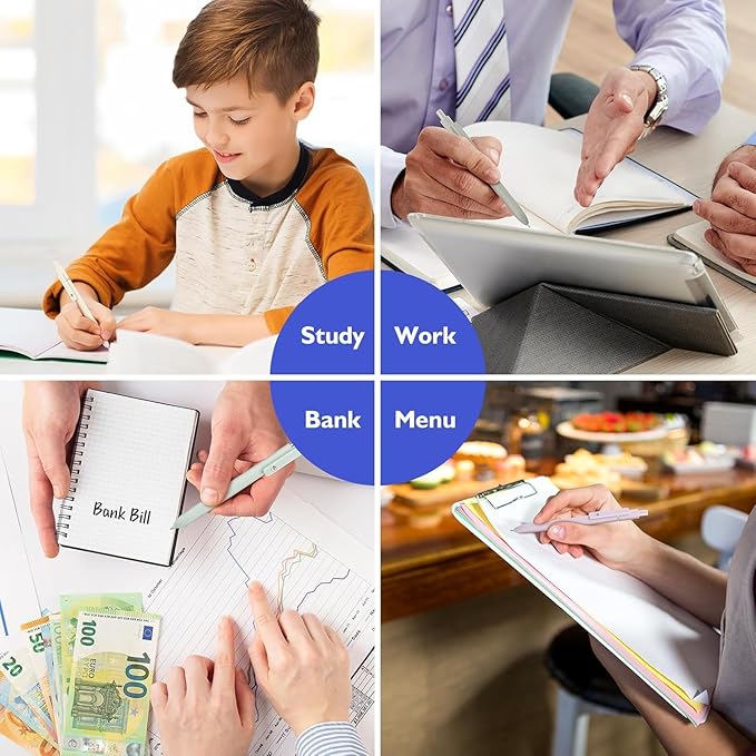 Vanhench 10 Pcs Gel Pens, 0.5mm Fine Point Smooth Writing Pens for Journaling Note, Preppy Stuff Aesthetic for Nurse Gifts, Birthday White Elephant Gifts, Stocking Stuffers (10PCS Morandi)