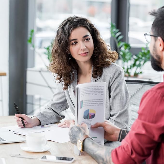 FIOVER Gel Pens, 6pcs 0.5mm Fine Point Black Ink, Smooth Writing Pens for Journaling, Nurse Aesthetic Cute Office School Supplies, Gifts for Women and Men(6Pcs Black White Grey-Black Ink)