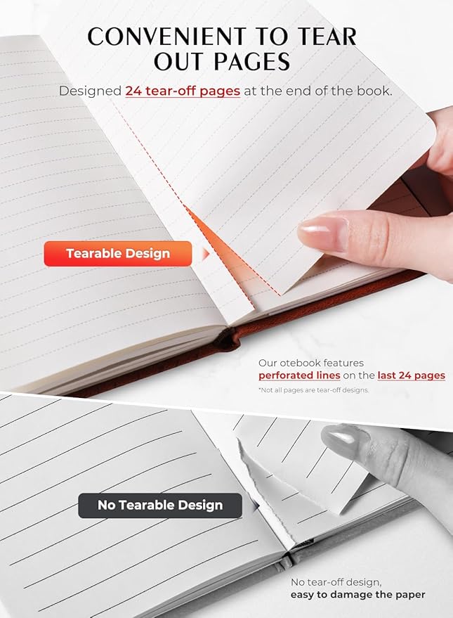 AISBUGUR Pocket Notebook, Small Notebook, Total 320 Pages 2-Pack, 3.7" x 5.7" Pocket Notebook (2 Pack, Brown1)