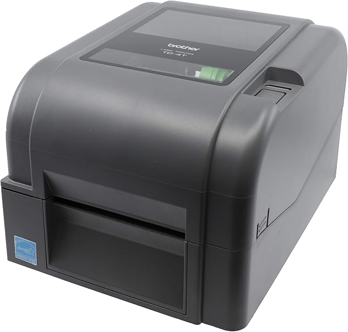 Brother TD-4420TN 4-inch Thermal Transfer Desktop Network Barcode and Label Printer, for Long Term Durable Labels and Barcodes, 203 dpi, 6 IPS, Standard USB 2.0, Serial, Ethernet LAN