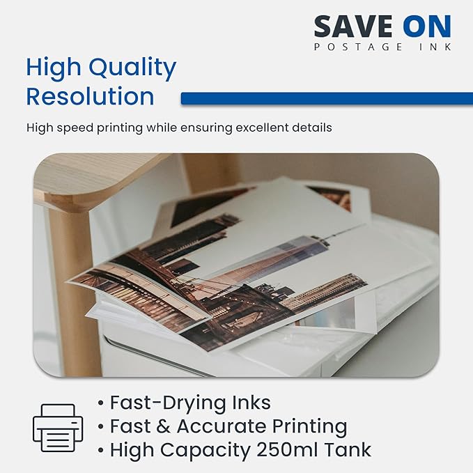 Quadient Memjet M5K250-N Compatible High Capacity Black Printer Ink Tank (500ml) - Printer Ink Cartridge for Mach Series Quadient & Hasler Printers - Replacement Inkjet Printer Ink (2-Pack)