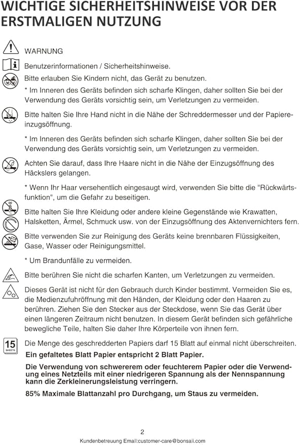 Bonsaii 12-Sheet Cross Cut Paper Shredder, 5.5 Gal Home Office Heavy Duty Shredder for Paper, Credit Card, Mail, Staples, with Transparent Window, High Security Level P-4 (C275-A)