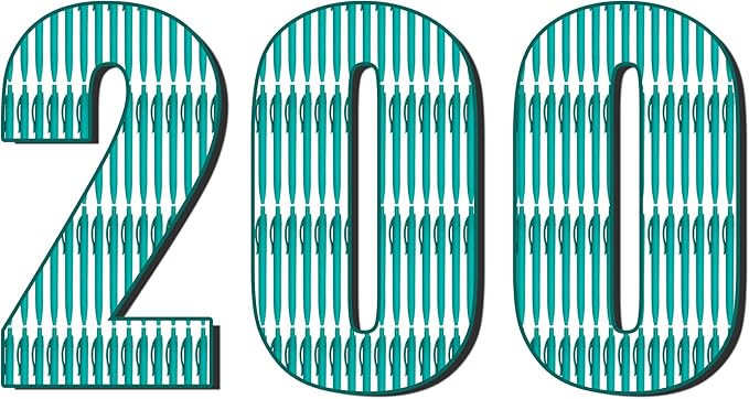 deegtran Pens Bulk, 200 Pack No Bleed Teal Blue Barrel Click Pens, Wholesale Retractable Ballpoint Pens, Pen Medium Point, Smooth Ink Pens, 1.0MM Black Ink