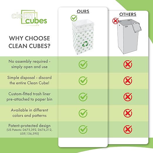 | 30 Gallon Multi-Liner Disposable Trash Cans (3-Pack) - Reusable Garbage and Recycling Bins for Parties, Events, and More (Recycle)