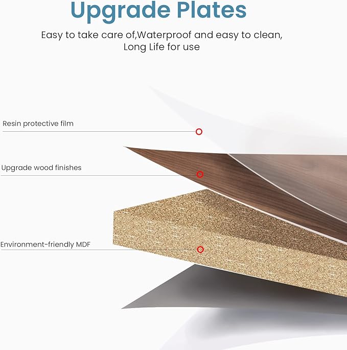 Farini Mobile File Cabinet for Home Office, 3 Drawer Chest Wood, Drawers Unit for Under Desk, Storage Drawers Cabinet Brown