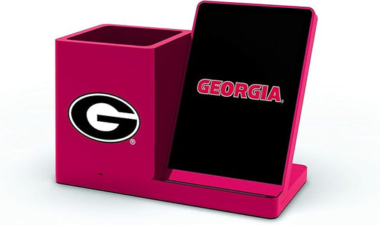 SOAR NCAA Unisex Cell Phone Wireless Charging Stand and Desktop Organizer