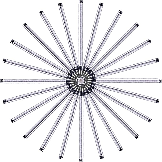 DunBong Spiral Refill, Replaceable Gel Ink Rollerball Refills 5 Pack, 0.5mm Medium Point, Threaded Rolling Ball Refills (Red)