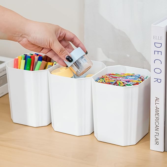 Citylife 17 QT Plastic Storage Bins Clear Storage Box with Lids Multipurpose Stackable Storage Containers for Organizing Tool, Craft, Crayon, 2 Packs