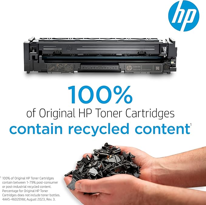 HP 206X Black High-yield Toner Cartridge | Works with HP Color LaserJet Pro M255, HP Color LaserJet Pro MFP M282, M283 Series | W2110X, Pack of 1, Black
