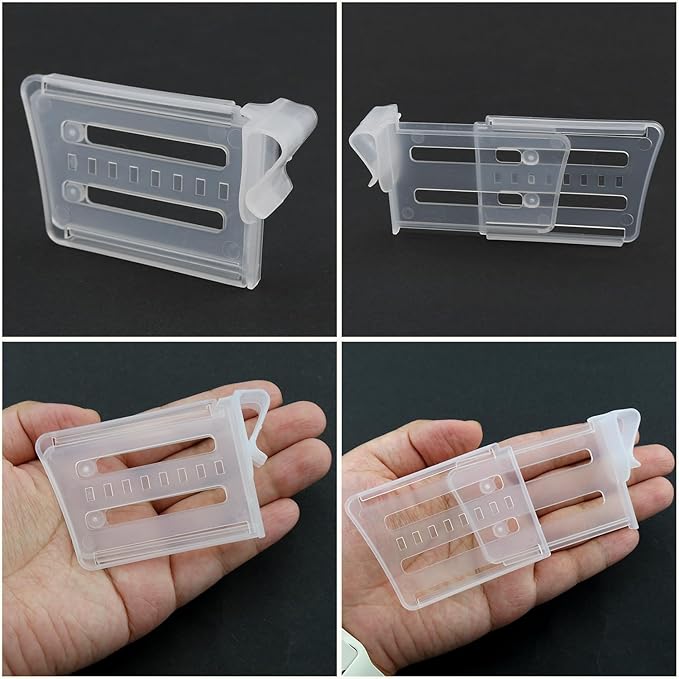 12PCS Adjustable Fridge Side Door Divider Kitchen Fridge Shelves Polypropylene Sorting Divider for Sorting Drawer and Storage Box