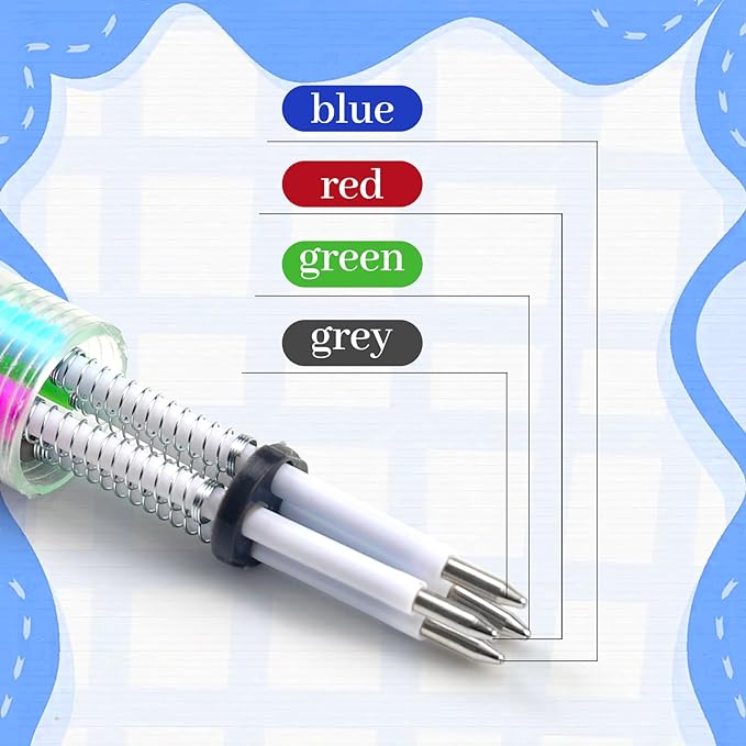 100Pcs Mini Multicolor Pens in One 4-in-1 Cute Pens Bulk for Kids, Ballpoint Pen for Birthdays and Children's Parties, Fun Gifts Assorted Ink Kawaii Pen