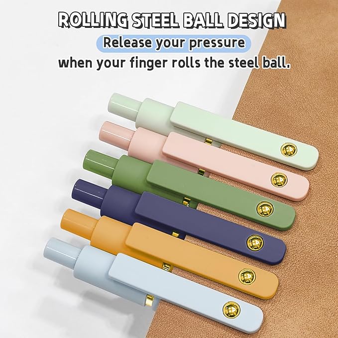 12 Pcs Gel Pens 0.5mm Quick Dry Black Ink Pens Fine Point Smooth Writing Pens, Cute Office and School Supplies Gifts for Women Teacher Students (12 Pcs Morandi and Vintage Gold)