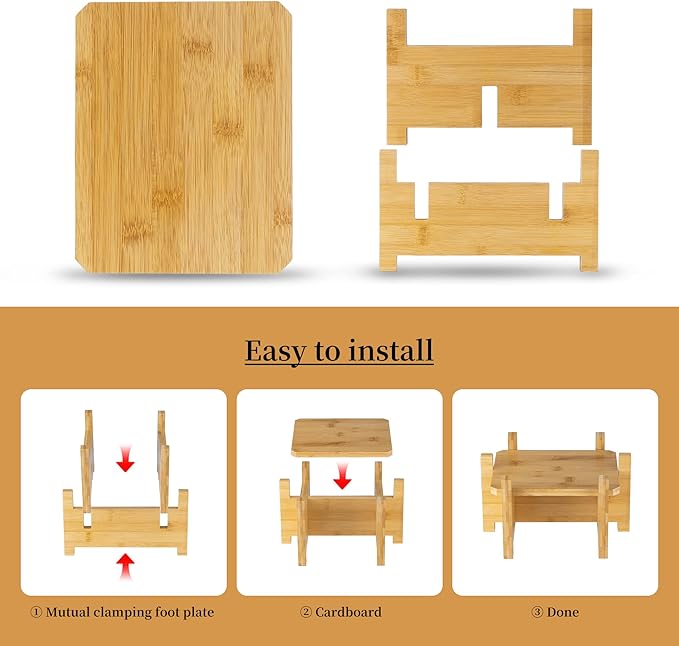 Drink Dispenser with Wood Stand and Lid,2 Gallon Glass Beverage Dispenser with Stainless Steel Spigot for Parties,Picnics,Barbecues,Lemonade,Sun tea Jar,ice coffee,Laundry Detergent Dispenser