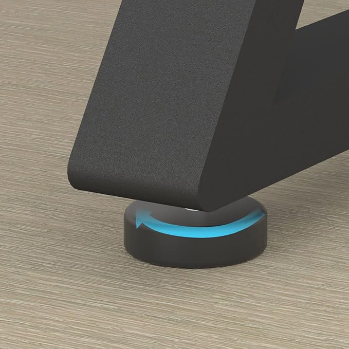 LVB Grey Desk, Industrial Wood Home Office Computer Desk for Bedroom, Farmhouse Metal Wooden Study Work PC Gaming Writing Table, Modern Simple Executive Writing Desk, 47 Inch, Light Gray