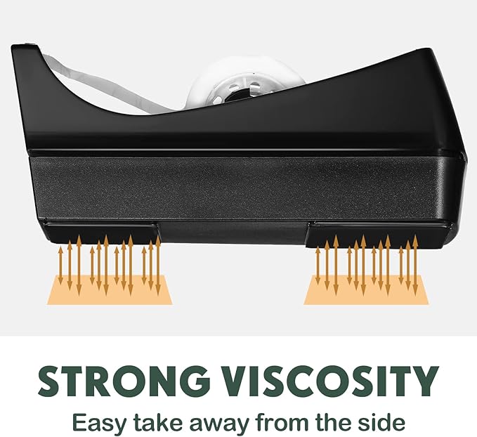 Yahenda 18 Pack Desktop Tape Dispenser Non Skid Base with 0.7 x 985 Inches Invisible Tape Refills Bulk Weighted Roll Dispenser for Office Home School