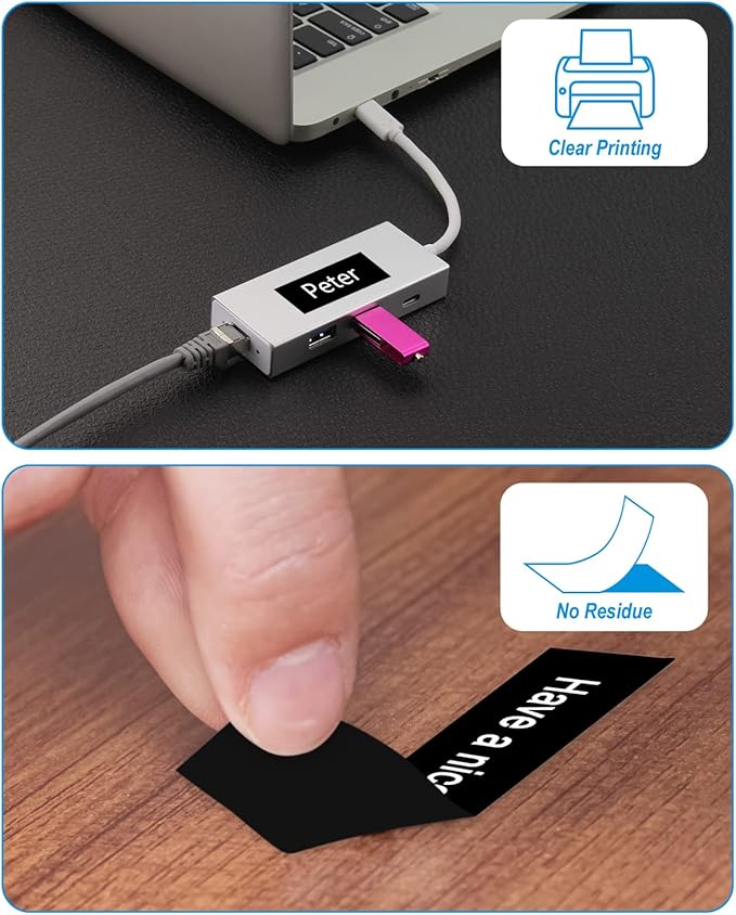 Weemay Compatible 3 Pack TZe-345 Replacement for Brother P-Touch Label Tape 18mm 0.7 White on Black 3/4 TZe TZ Tape TZ-345 TZ345 TZe345 for PT-D400AD PT-D610BT PT-D600 PT-D410 Printer, 0.7" x 26.2'