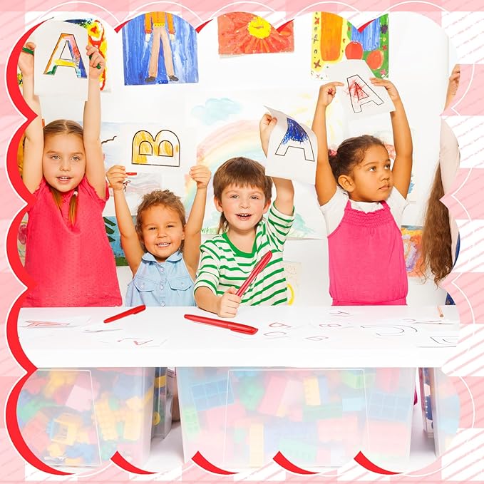 Cholemy 50 Pcs Chisel Tip Highlighter Pens Bulk Pocket Style Highlighter Markers for Adults Kids Organizing Coloring Underlining Home School Office(Red)