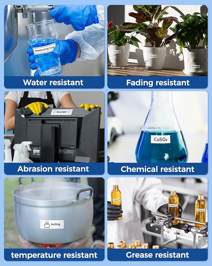 3-Pack 24mm 0.94 Laminated White Tape Replace for Brother Label Maker Tape TZe-251 Compatible with Brother P Touch TZ TZe 1" Refills for PT D610BT D600 700 P710BT PTP750W, Label KINGDOM Tze251