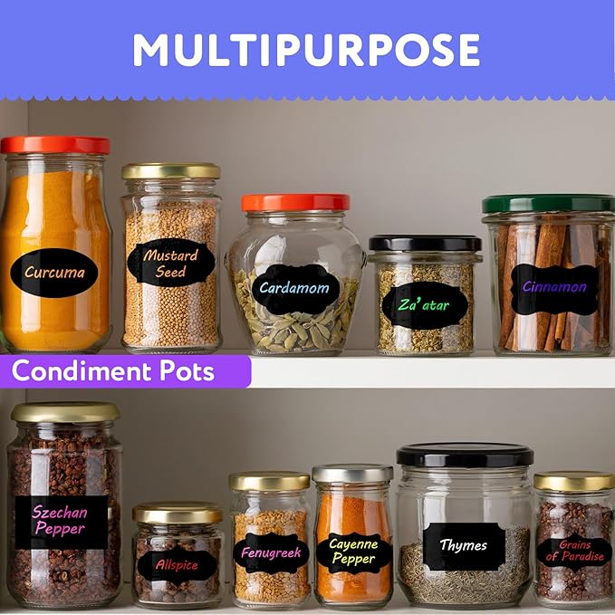 TFIVE White&Black Liquid Chalk Markers - 2 Pack Bright Colors Erasable Chalk Marker Pens, Reversible Tip, Non-Toxic, for Chalkboards, Signs, Glass, Easy to use Chalk markers TF800