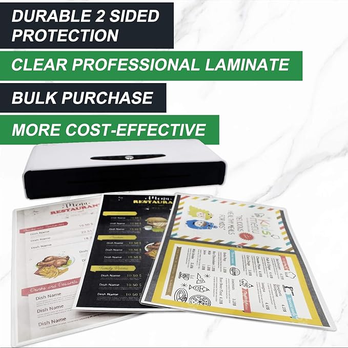5 Mil Thermal Laminating Sheets 200 Packs, 9” x 11.5” Clear Laminating Pouches Holds 8.5 x 11 Inch Sheet Lamination Plastic Paper for Laminator, School Office Supplies Laminate