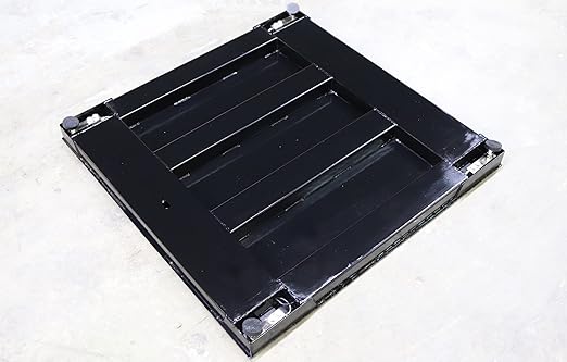 SellEton SL-700-3x3 36" x 36" Industrial Floor Scale, Accurate Pallet Scales with Metal Indicator for Warehouse Shipping | 1000 lbs x 0.2 lb