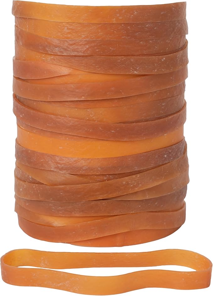 Rubber Bands Large Wide 6.5inch 35pcs Rubber Bands for Office Supplies Home School Elastic bands Large