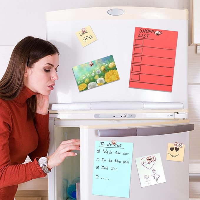 20Pack Rose Gold Refrigerator Magnets Adults Magnets Fridge Small Magnets for Whiteboard Office Locker Kitchen